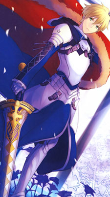 A male version of Saber, seen in Fate/Prototype